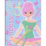 PRINCESS TOP COLOUR-BLUE